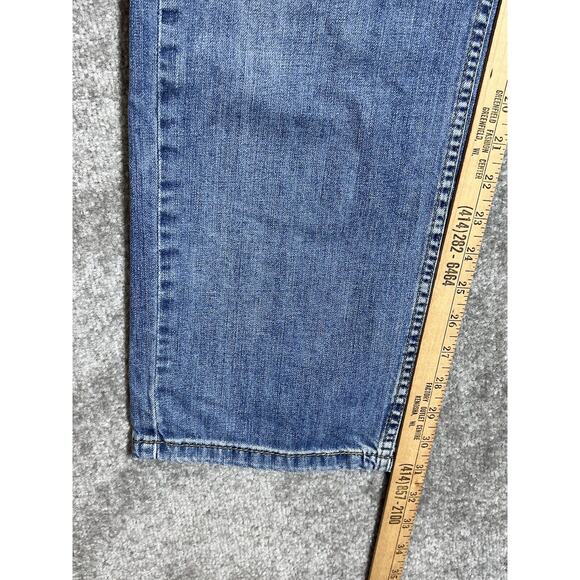 Levis 559 Jeans Mens Size 33x32 Blue Denim Straight Leg 5 Pocket Cotton - Picture 11 of 12